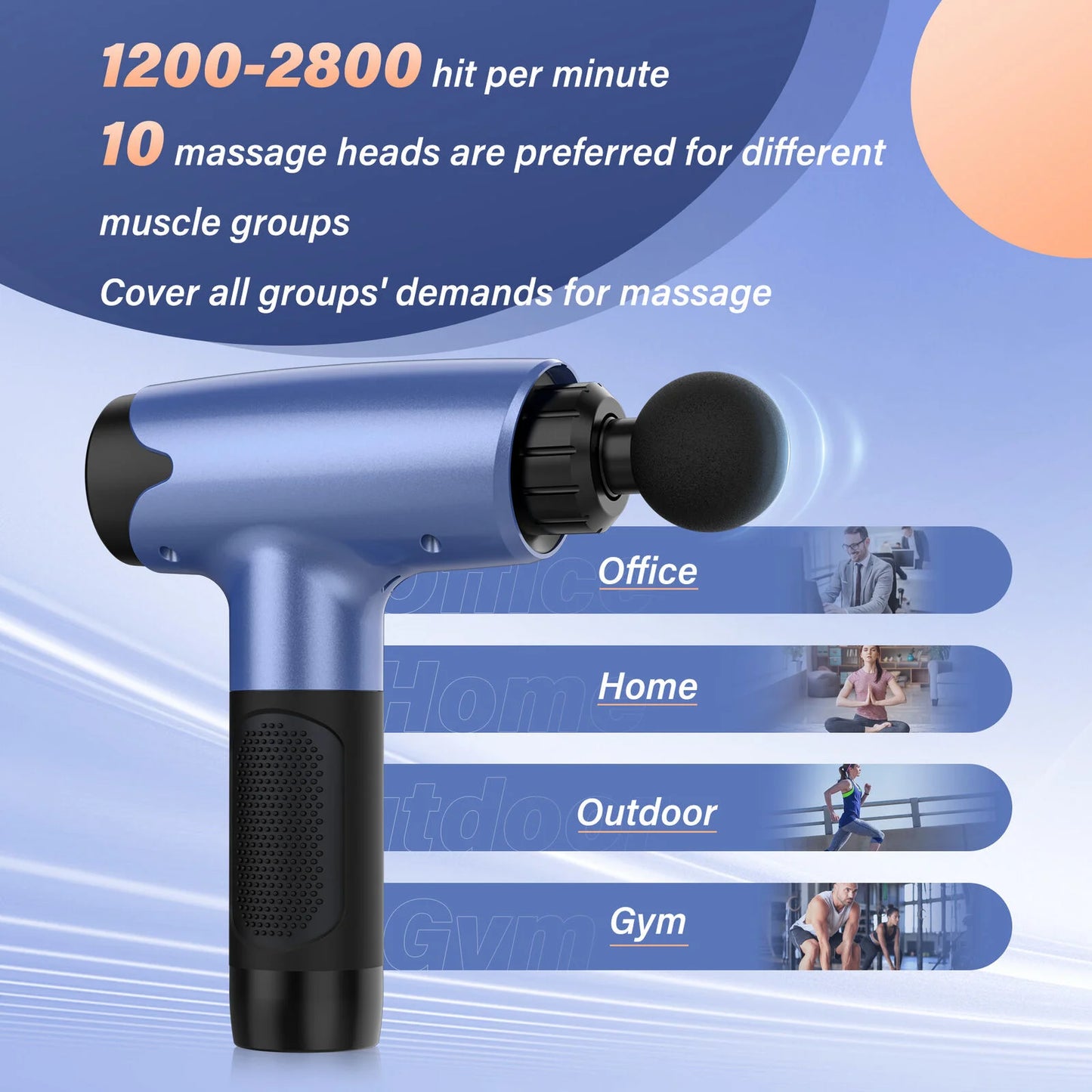 30 speeds Deep Tissue Massage Gun