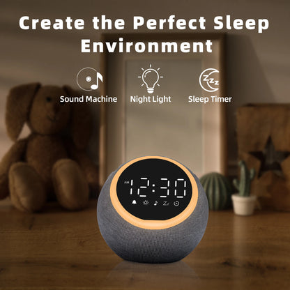 White Noise Sound Machine Alarm Clock