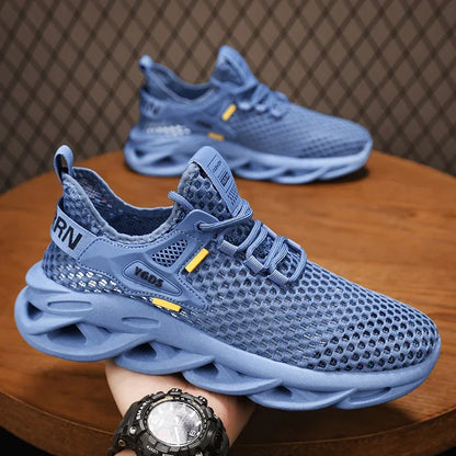 Men's Mesh Sneakers - Breathable for Casual Outdoor Running