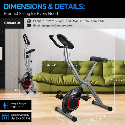 Foldable Exercise Bike For Small Apartments