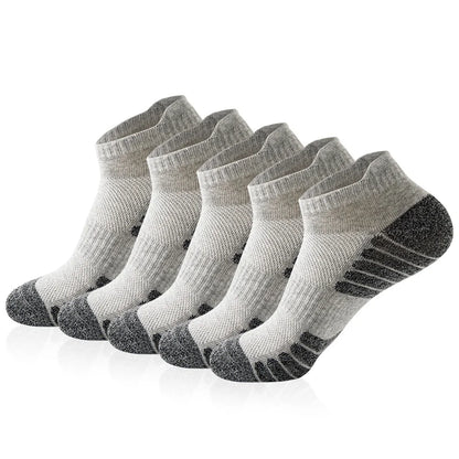 5 Pair Men's Anti Odor Moisture Wicking Socks