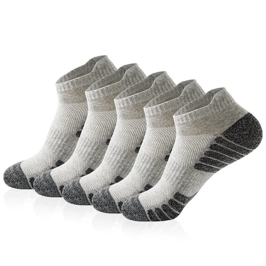 5 Pair Men's Anti Odor Moisture Wicking Socks