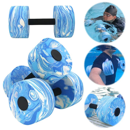 2Pcs Aquatic Exercise Dumbbells