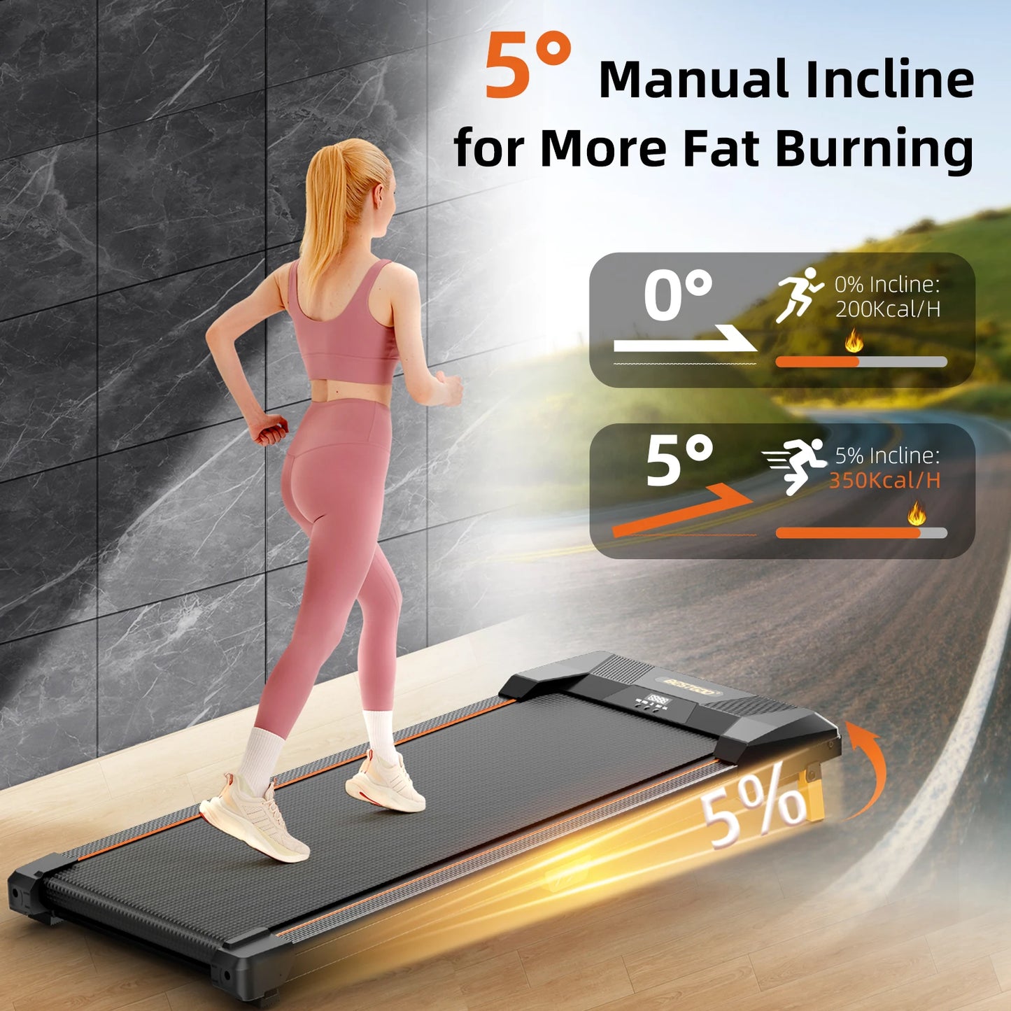 Under Desk Incline Treadmill For Home