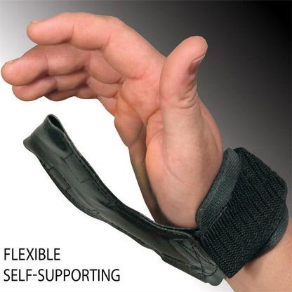 Weight Lifting Wrist Strap, Double Layer Leather Adjustable
