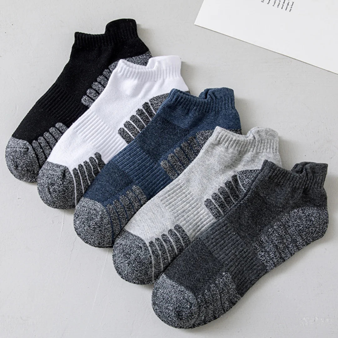 5 Pair Men's Anti Odor Moisture Wicking Socks
