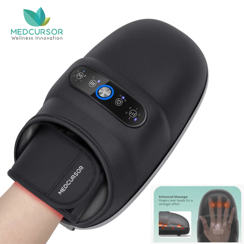 Wireless Electric Hand Massager Soothes Arthritis Numbness