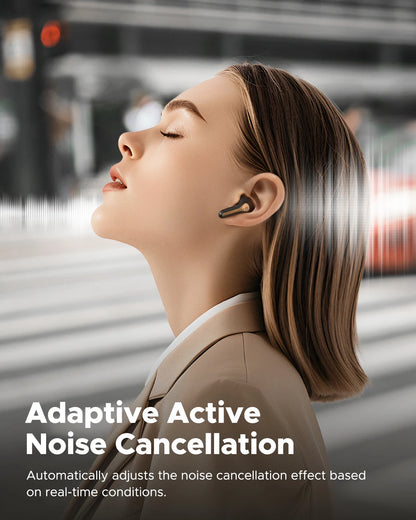 Wireless Earphones Adaptive ANC Bluetooth Noise Cancelling