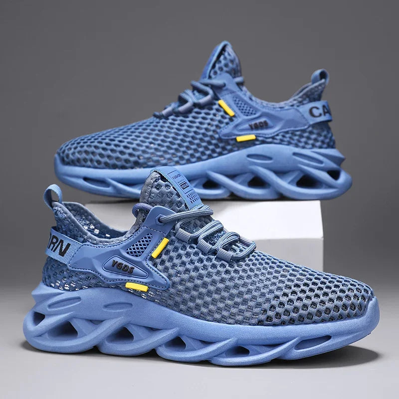 Men's Mesh Sneakers - Breathable for Casual Outdoor Running