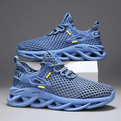 Men's Mesh Sneakers - Breathable for Casual Outdoor Running