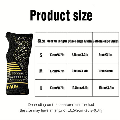 Palm Protection Gloves, Weight Lifting, Wrist Protection