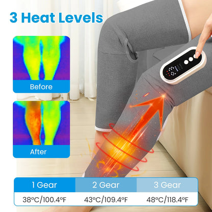 Smart Leg Calf Massage Device With Air Compression