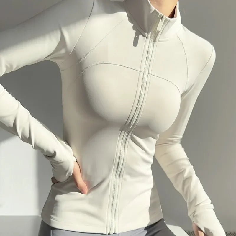 Women Long Sleeve Sports Jacket Quick Dry