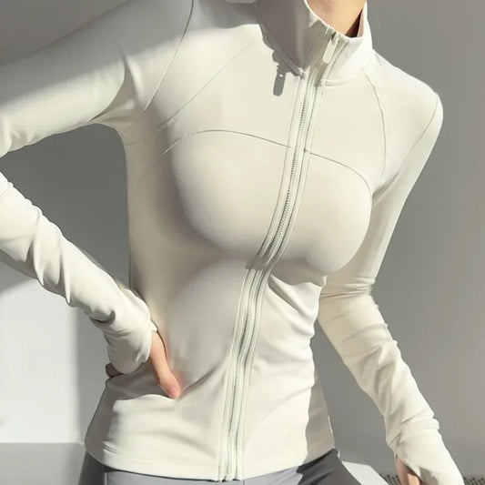 Women Long Sleeve Sports Jacket Quick Dry