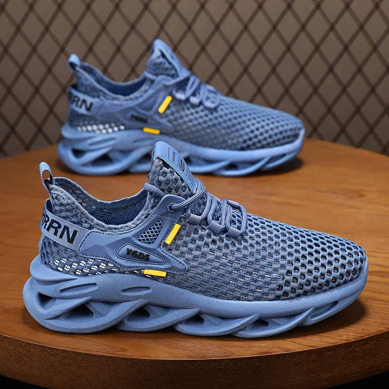 Men's Mesh Sneakers - Breathable for Casual Outdoor Running