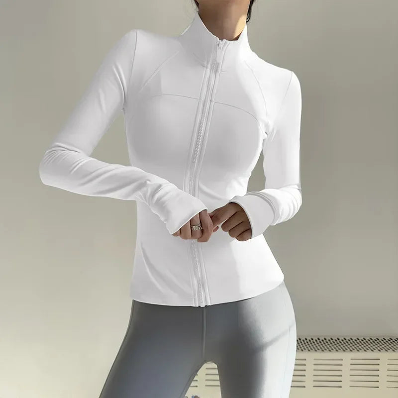 Women Long Sleeve Sports Jacket Quick Dry